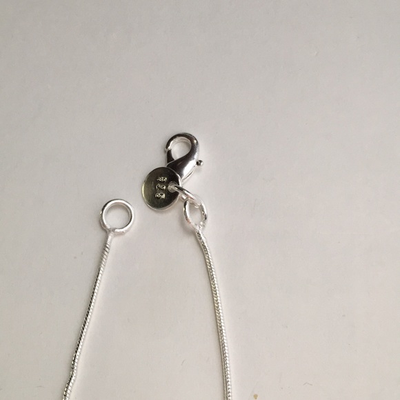 New! Sterling Silver Beaded Necklace - Picture 9 of 9